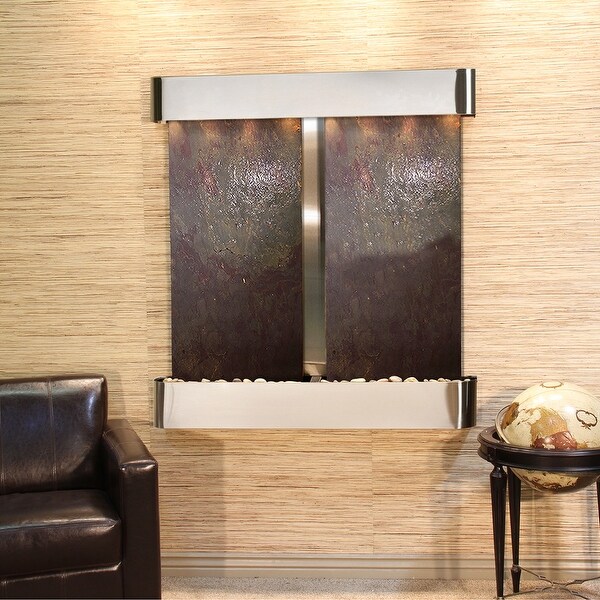Aspen Falls Fountain - Stainless Steel - Rounded Edges - Choose Options