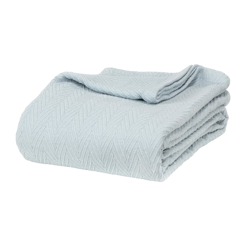 Superior Metro Zig-Zag Chevron All-Season Bedding Cotton Blanket