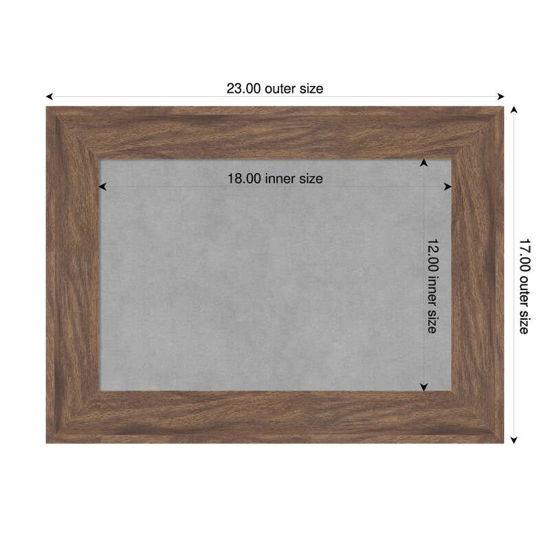 Amanti Art Pia Medium Brown Framed - 23 x 17 in