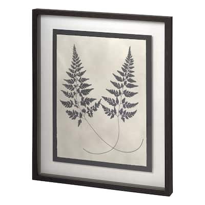 Vintage Fern Study I Framed Art Print