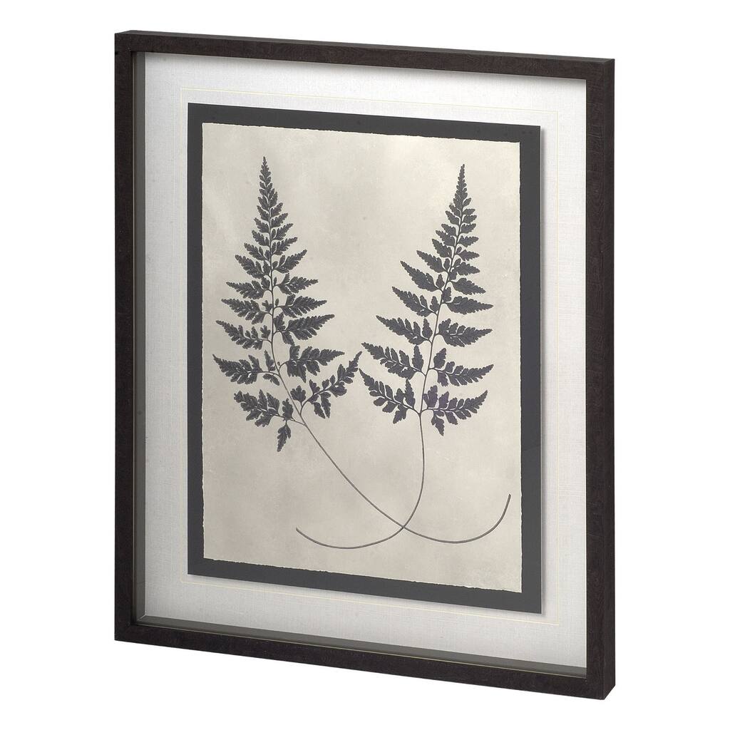 Vintage Fern Study I Framed Art Print