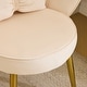 preview thumbnail 27 of 40, Scalloped Petal Velvet Accent Chair with Pillows