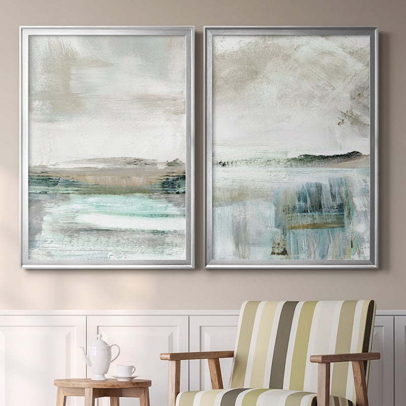 Summer Teal I Premium Framed Print - Ready to Hang - Multi-Color
