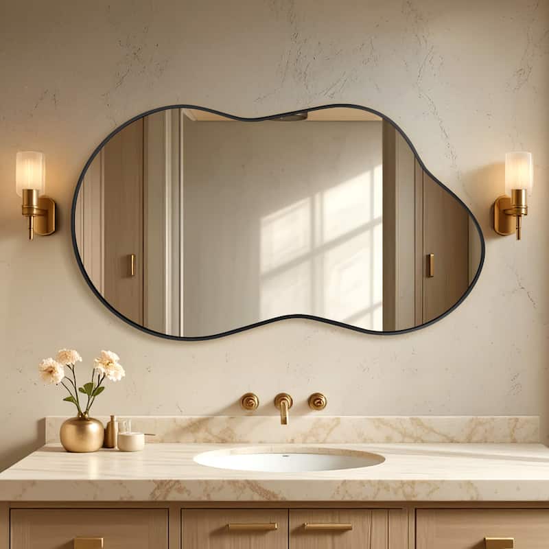 Irregular Wall Mirror Asymmetrical Decorative Wall Mirror