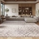 preview thumbnail 1 of 18, SAFAVIEH Tulum Lelya Moroccan Boho Tribal Rug - Ivory/Grey - 5' Round
