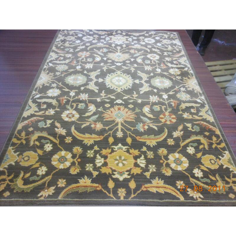 Lauren Ralph Lauren Adyson Traditional Rug - 9'6" x 13' - Brown/Gold