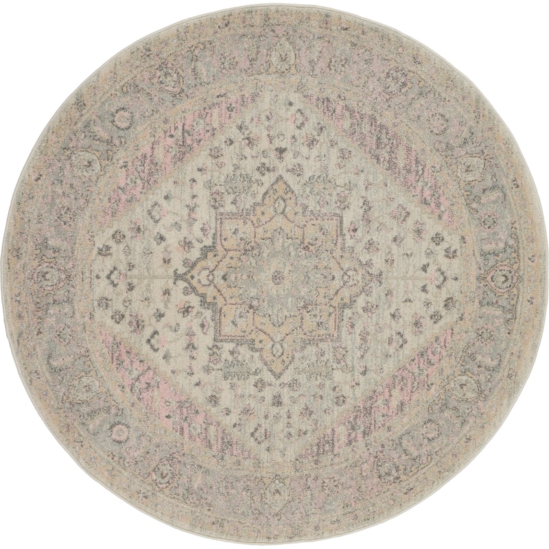 Nourison Tranquil Traditional Persian Medallion Area Rug