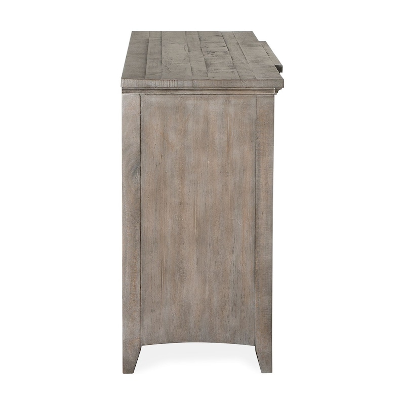 Magnussen Home Paxton Place Dovetail Grey 70" Console - 70"W x 18"D x 32"H