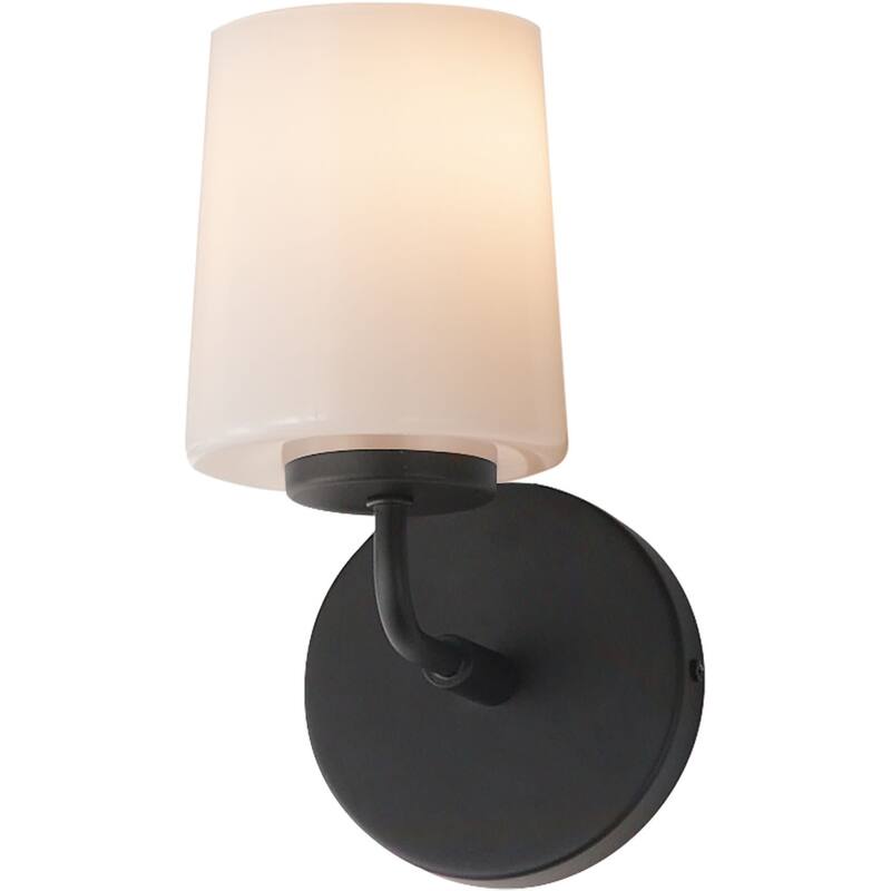 Maxim 12891WT Durham 10" Tall Wall Sconce - Black