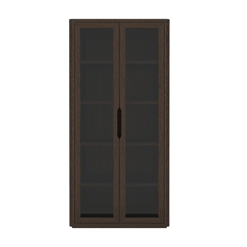 Manhattan Comfort Rivington Modern 38 In Bookcase Cabinet