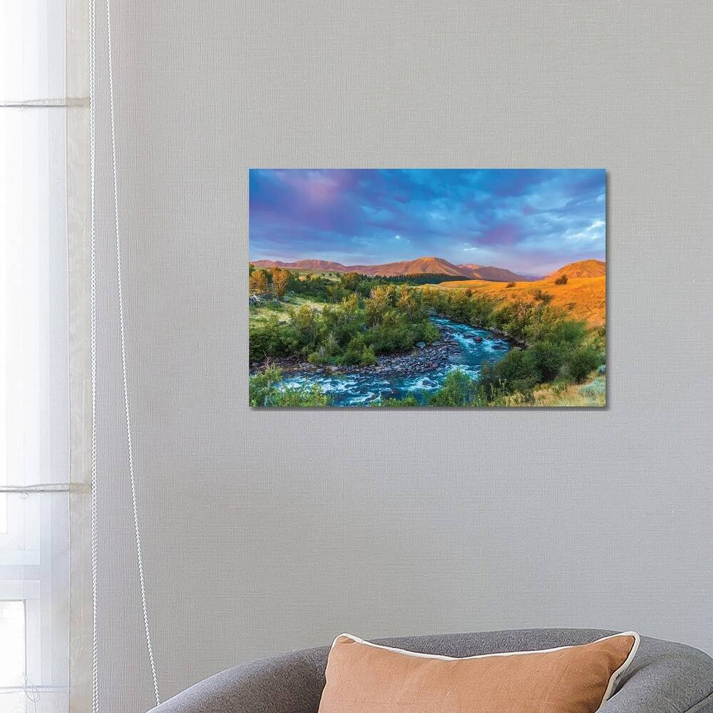 iCanvas "Stillwater River Montana" by Sarah Kadlecek Canvas Print