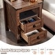 preview thumbnail 13 of 26, Farmhouse Nightstand with Charging Station, End Table, Side Table