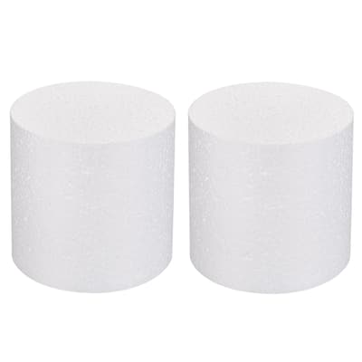 Round Foam Cake Dummy Circle Dummy Cake Set for Wedding White