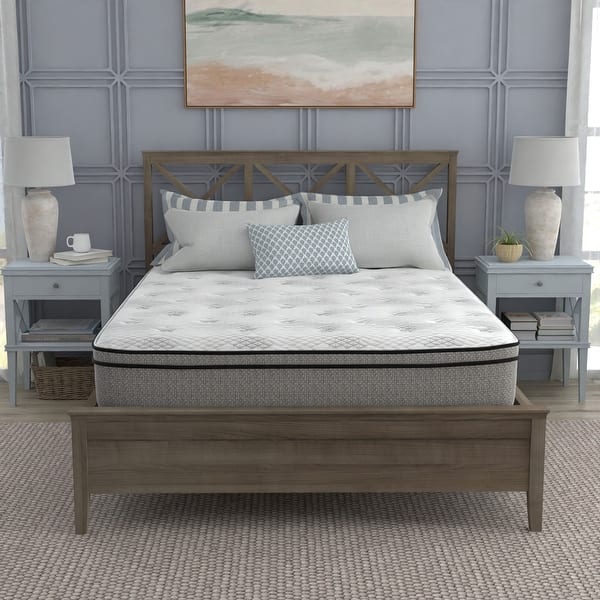 slide 2 of 13, Sleep Inc. Sleep Solutions 12" Medium Hybrid Mattress California King