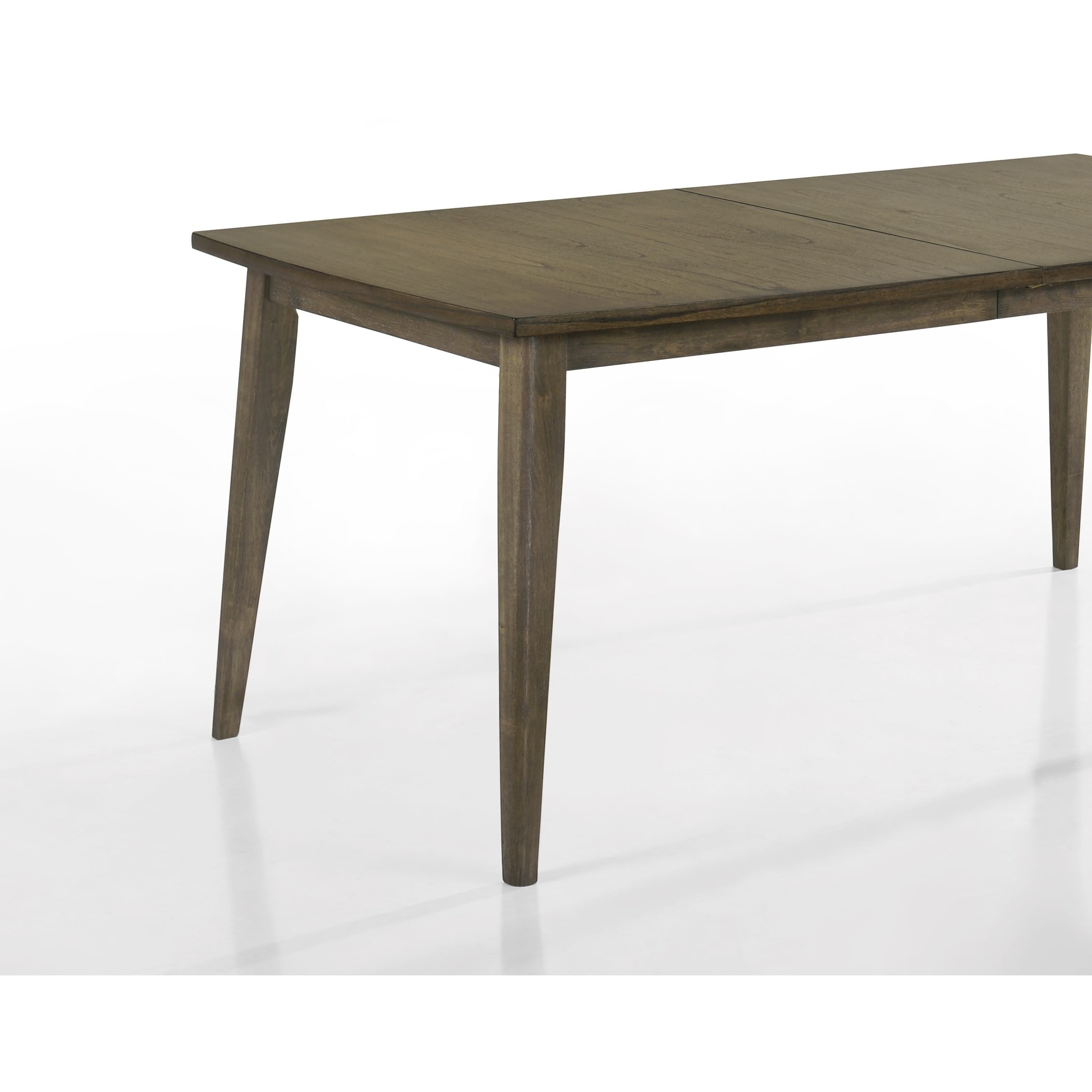 Contemporary Rectangle Dining Table Vintage Walnut 72-Inch For Dining Room