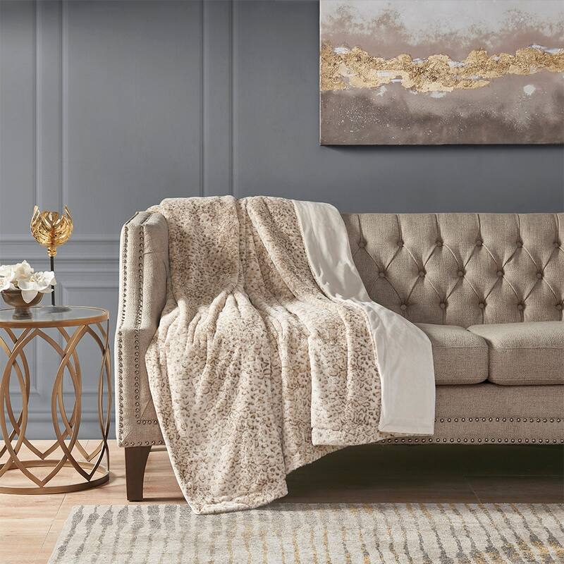 Super Cozy Soft Throw, 100% Polyester Reversible Throw Blanket for Couch, Machine Washable - 60x70 inches