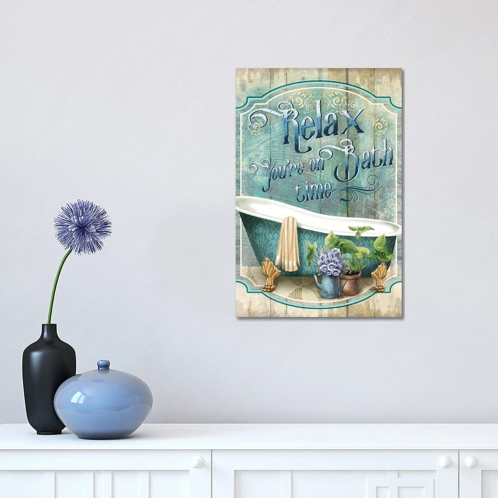 iCanvas "You're On Bath Time" by Conrad Knutsen Canvas Print