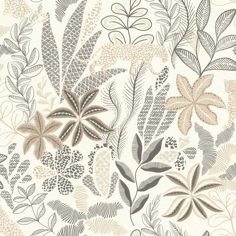 Rasch Alani Neutral Tropical Wallpaper