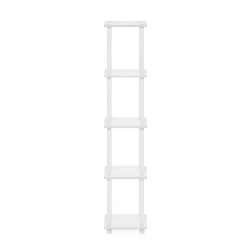 Furinno Turn-N-Tube 5-Tier Corner Square Rack Display Shelf