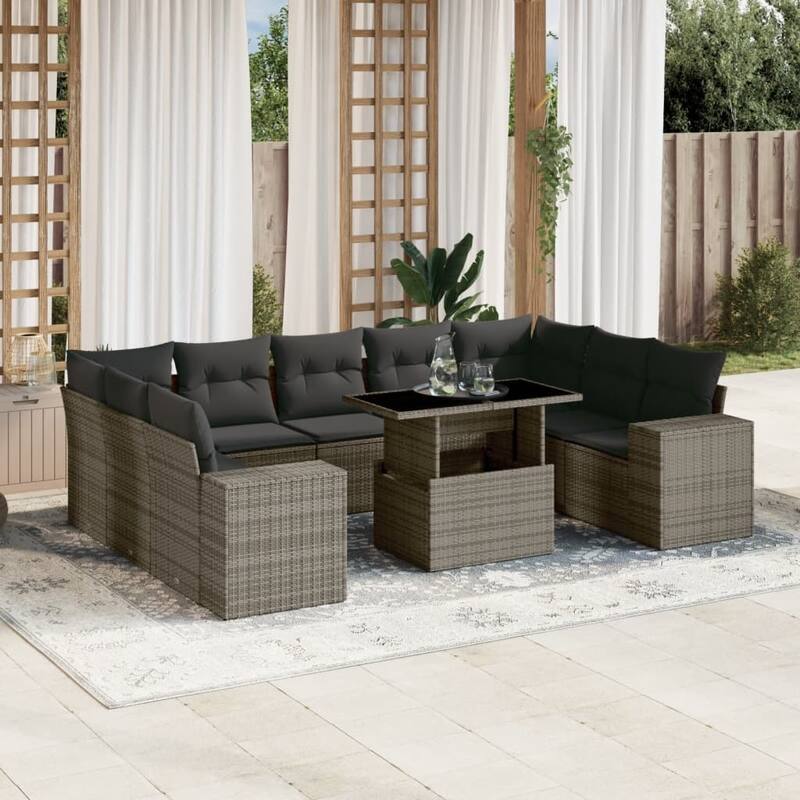 vidaXL Garden Sofa Set - 21.7 x 39.4 x 28.7