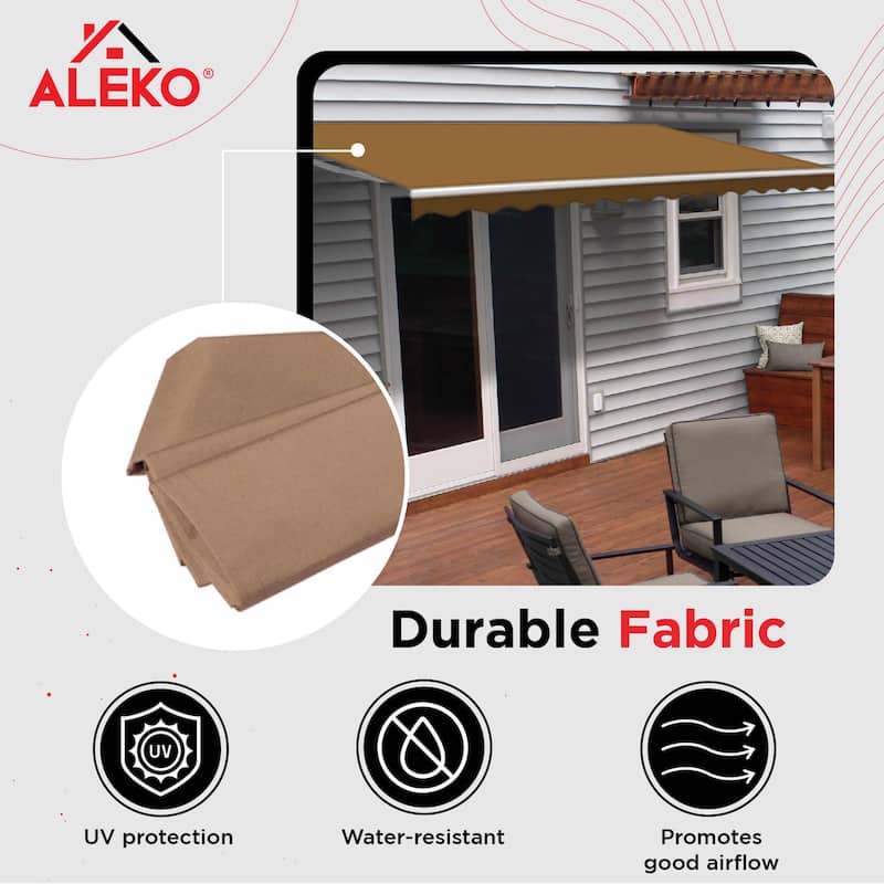 ALEKO Replacement Fabric for 6.5 x 5 ft Retractable Awning More Options
