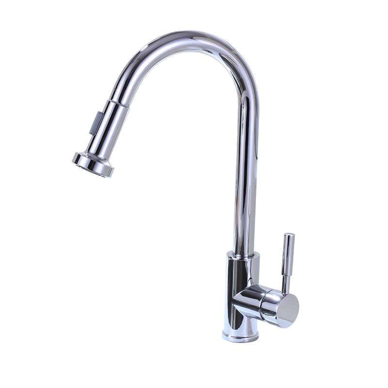 Topcraft Pull Down Stainless Steel kitchen Sink - Chrome