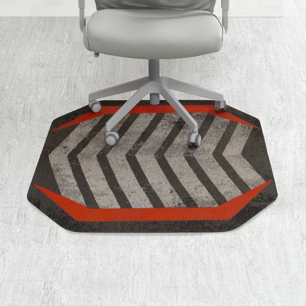 Jani Gaming Chair Mat - Anti-Slip Ergonomic Rug and Chairmat Combo for Home Office, Hard Floor Protector with Smooth Glide