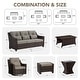 preview thumbnail 29 of 105, Murphy Outdoor Wicker Patio Outdoor Sofa Swivel Chair Coffee Table