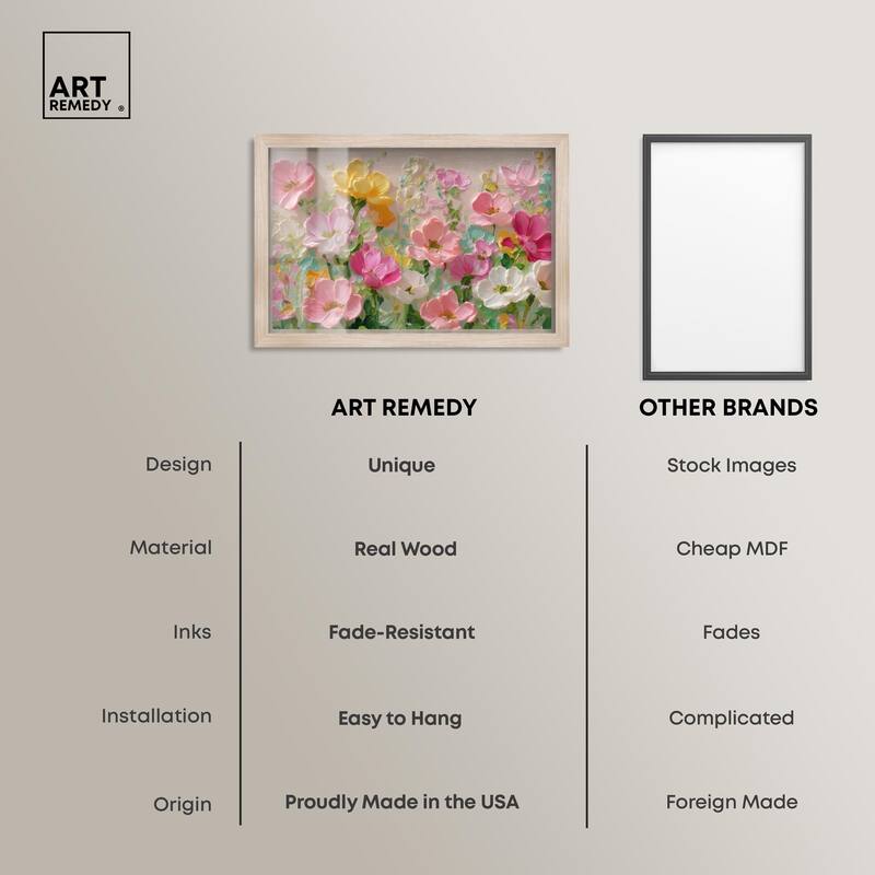 Expressed in Petals I Shadowbox by Art Remedy