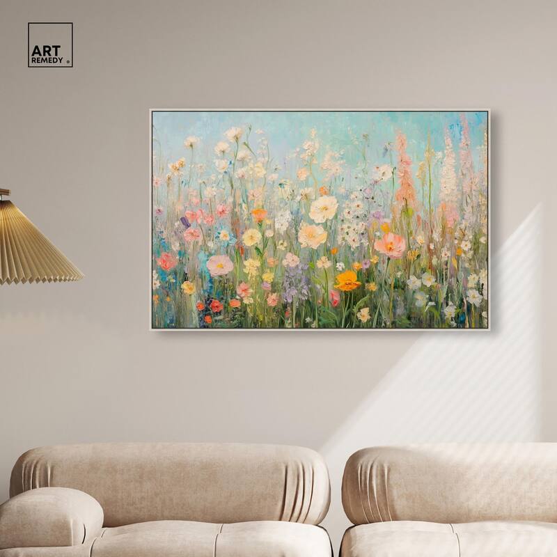 Soft Focus Flora II Canvas by Art Remedy