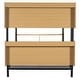 preview thumbnail 12 of 14, 2 In 1 Metal Full over Full Bunk Bed with Storage Bookcase