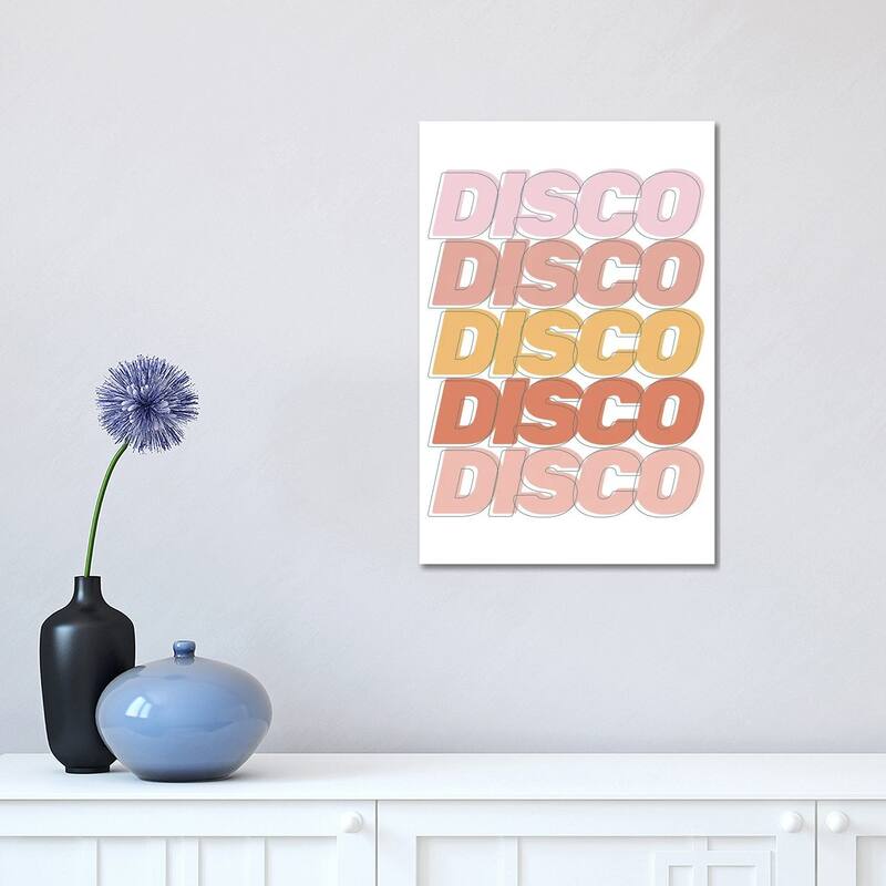 iCanvas "Disco Disco Disco" by The Native State Canvas Print - 18x12x1.5