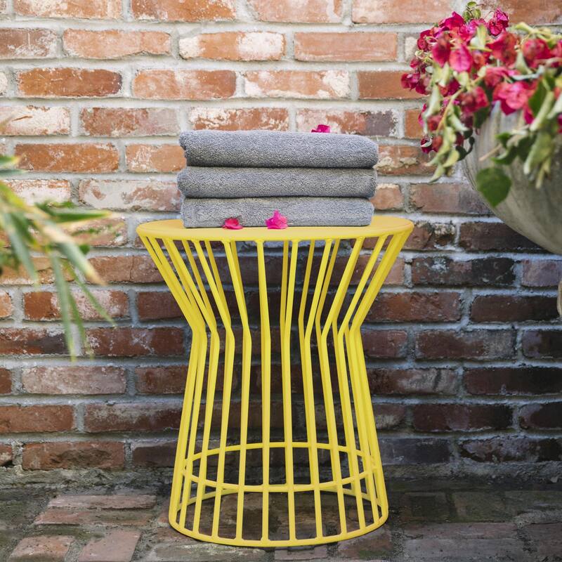 The Novogratz Poolside Gossip Collection Roberta Outdoor/Indoor Side Table