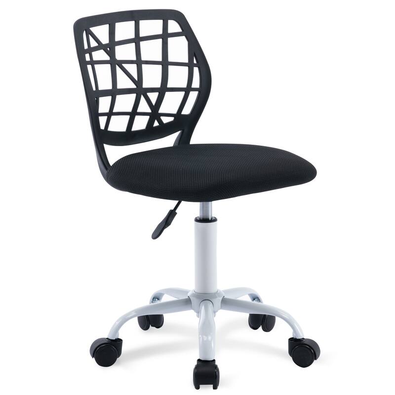 Mesh Ergonomic Swivel Armless Kids Study Chair with Adjustable Height