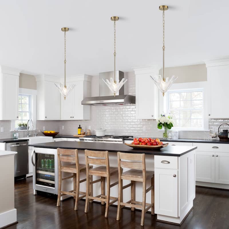 Chiara 1-Light Modern Kitchen Island Pendant Light - 14. in Wide
