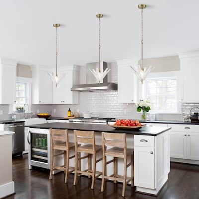 Chiara 1-Light Modern Kitchen Island Pendant Light - 14. in Wide