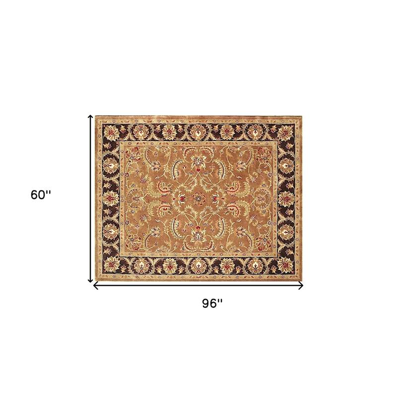 Hand Tufted Non Skid Stain Resistant Soft Area Rug - 96' X '60' X '0.5