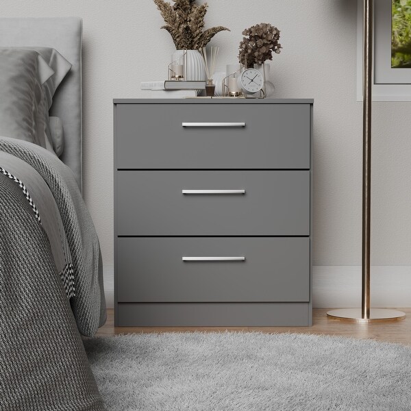 Kappesberg 4-Piece Bedroom Set, One 6-Dresser, One 3-Drawer Chest