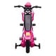 preview thumbnail 19 of 47, Kids 12V Ride-On Toy Motorcycle with Training Wheels, Safety Features, and Easy Assembly for Ages 3-6