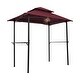 preview thumbnail 12 of 22, Outdoor Grill Gazebo Double Tier Soft Top Canopy Tent with LED Light