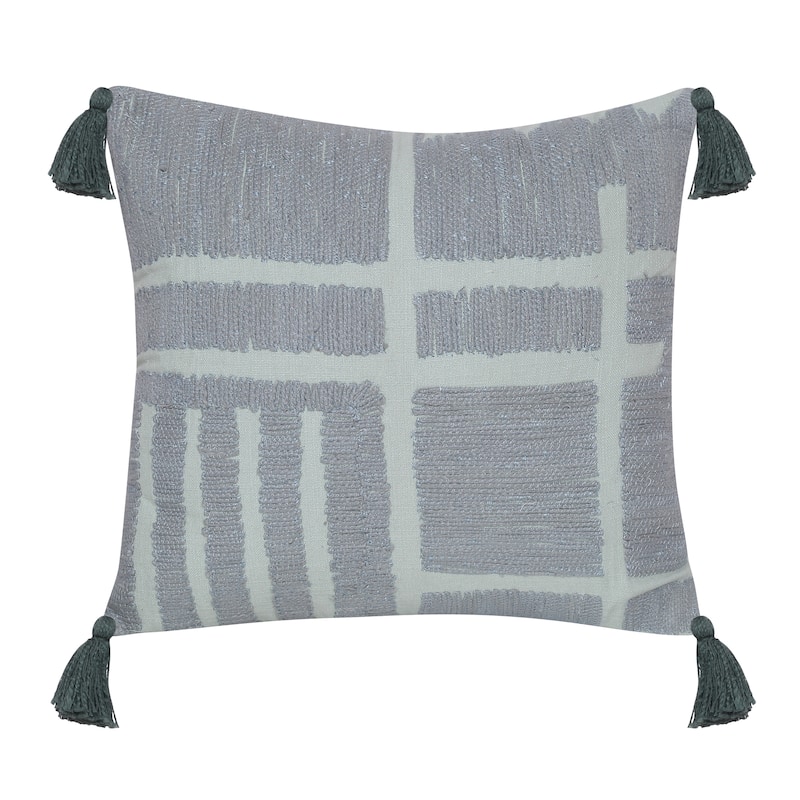 Sevita Modern Abstract Indoor/Outdoor Throw Pillow, 20" x 20"