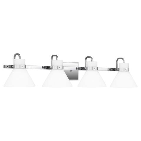 Regency 4-Light Polished Chrome Vanity Light