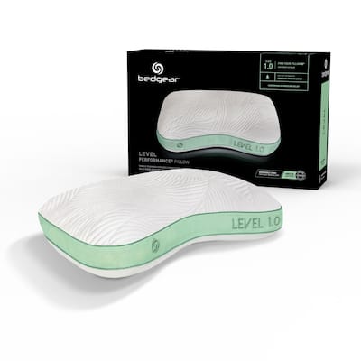 BEDGEAR Level Cuddle Curve Performance Pillow for Side Sleepers - Firm Moisture Wicking Pillow