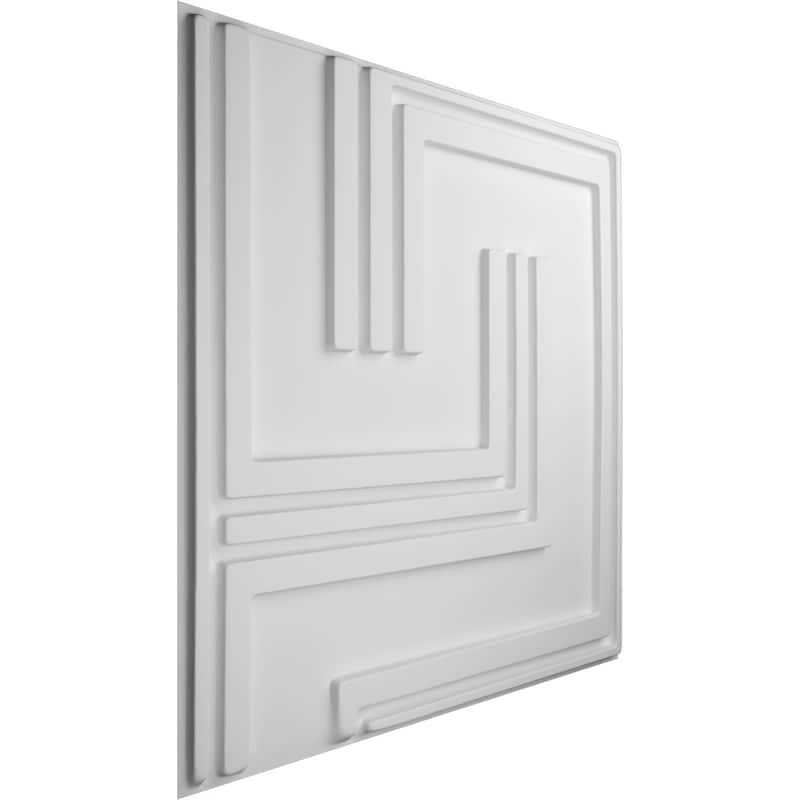 19 5/8"W x 19 5/8"H Geometric EnduraWall Decorative 3D Wall Panel