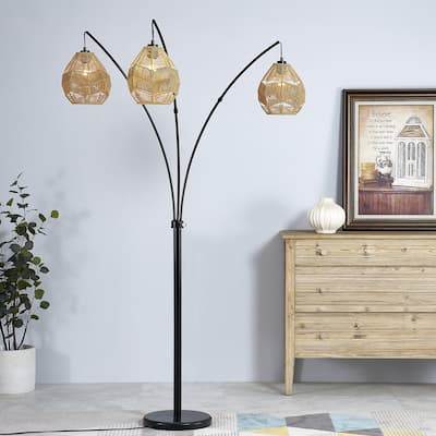 Maxax 76.6'' Black Tree Floor Lamp