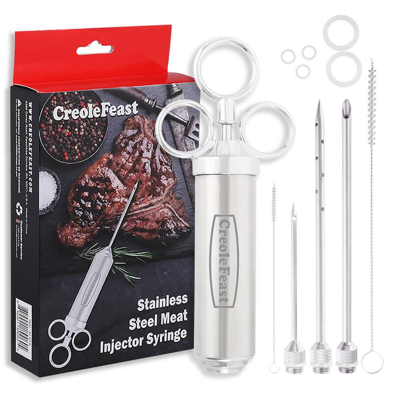 Creole Feast 2-oz Meat Injector Syringe Kit