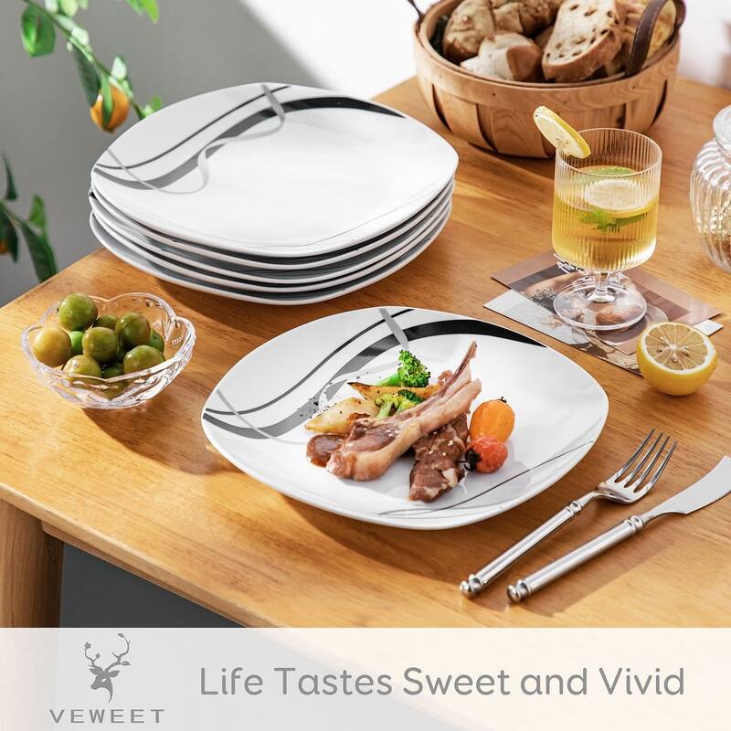 VEWEET Fiona Porcelain Dinnerware Set