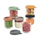 preview thumbnail 2 of 3, BEABA 6 Pack Glass Baby Food Jars - Sunrise - 8 Oz.