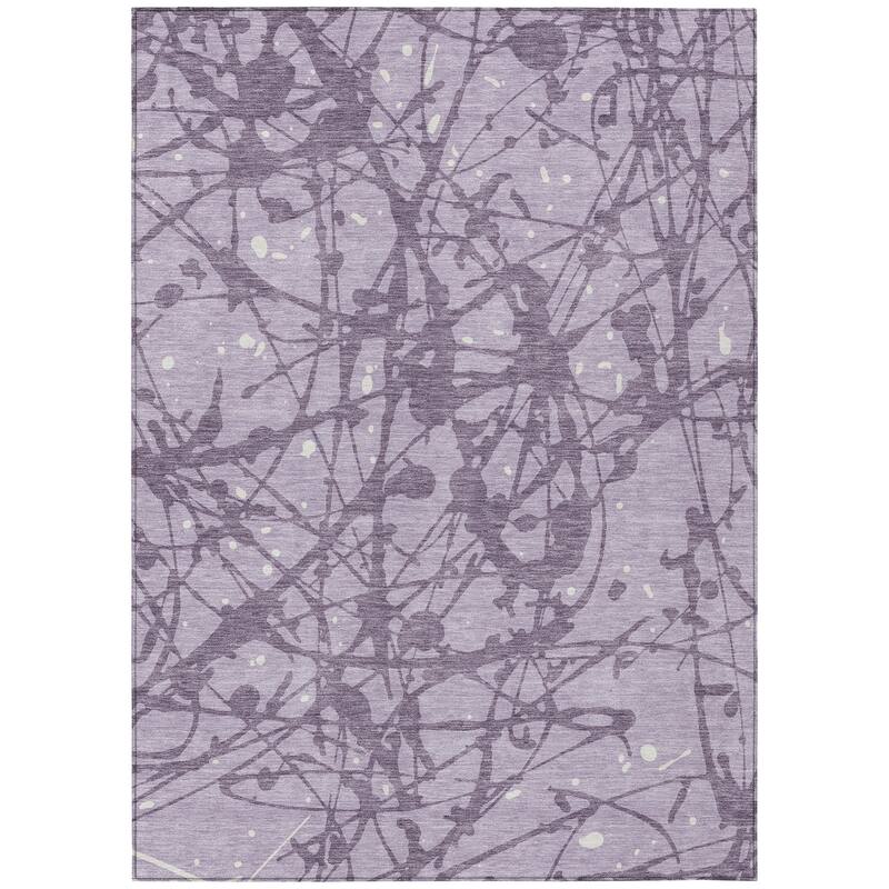 Machine Washable Indoor/ Outdoor Modern Campo Chantille Rug