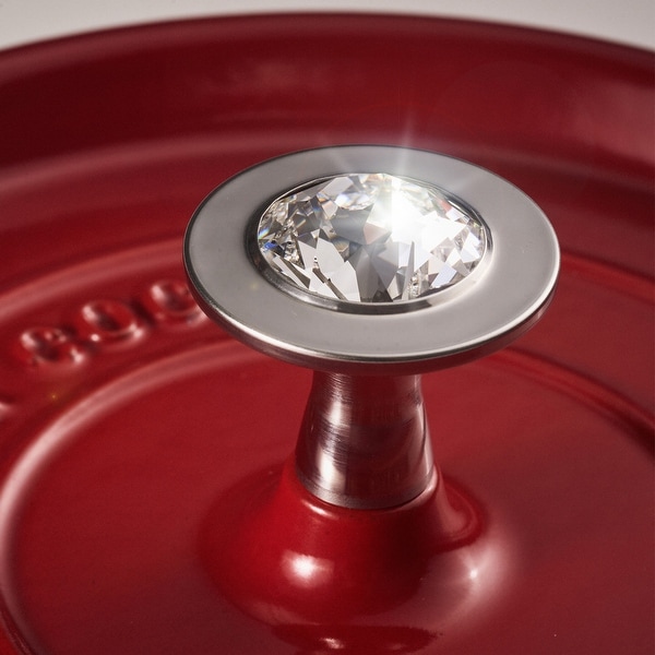 Staub Stainless Steel Knob Adorned With Crystal By Swarovski - 1